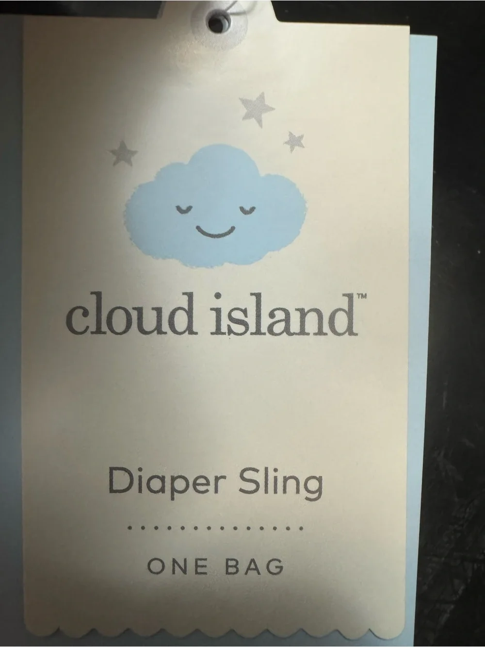 Cloud Island Beige Diaper Sling/ Crossbody